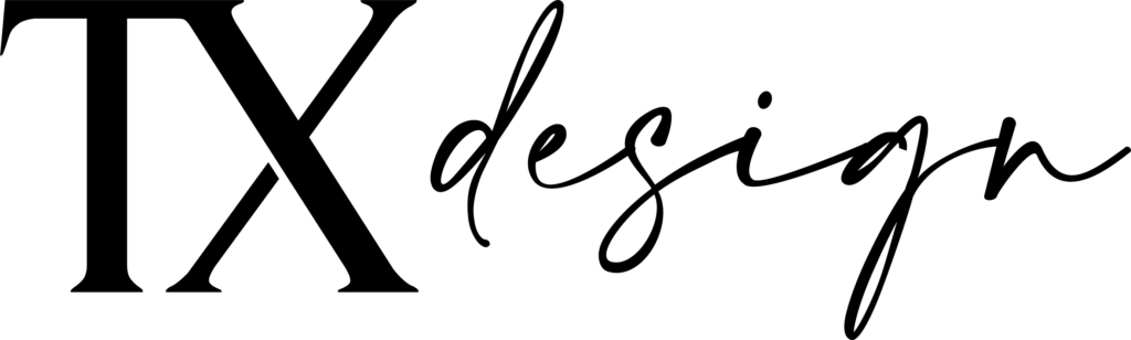 Logo TX design Goirle Zwart